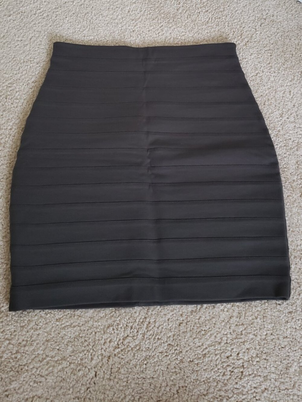 Express Grey/ Gray bodycon bandage skirt